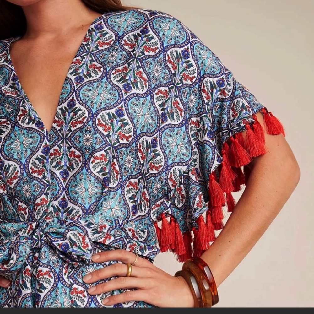 Sachin & Babi x Anthropologie Dress Paisley Boho - Picture 2 of 8